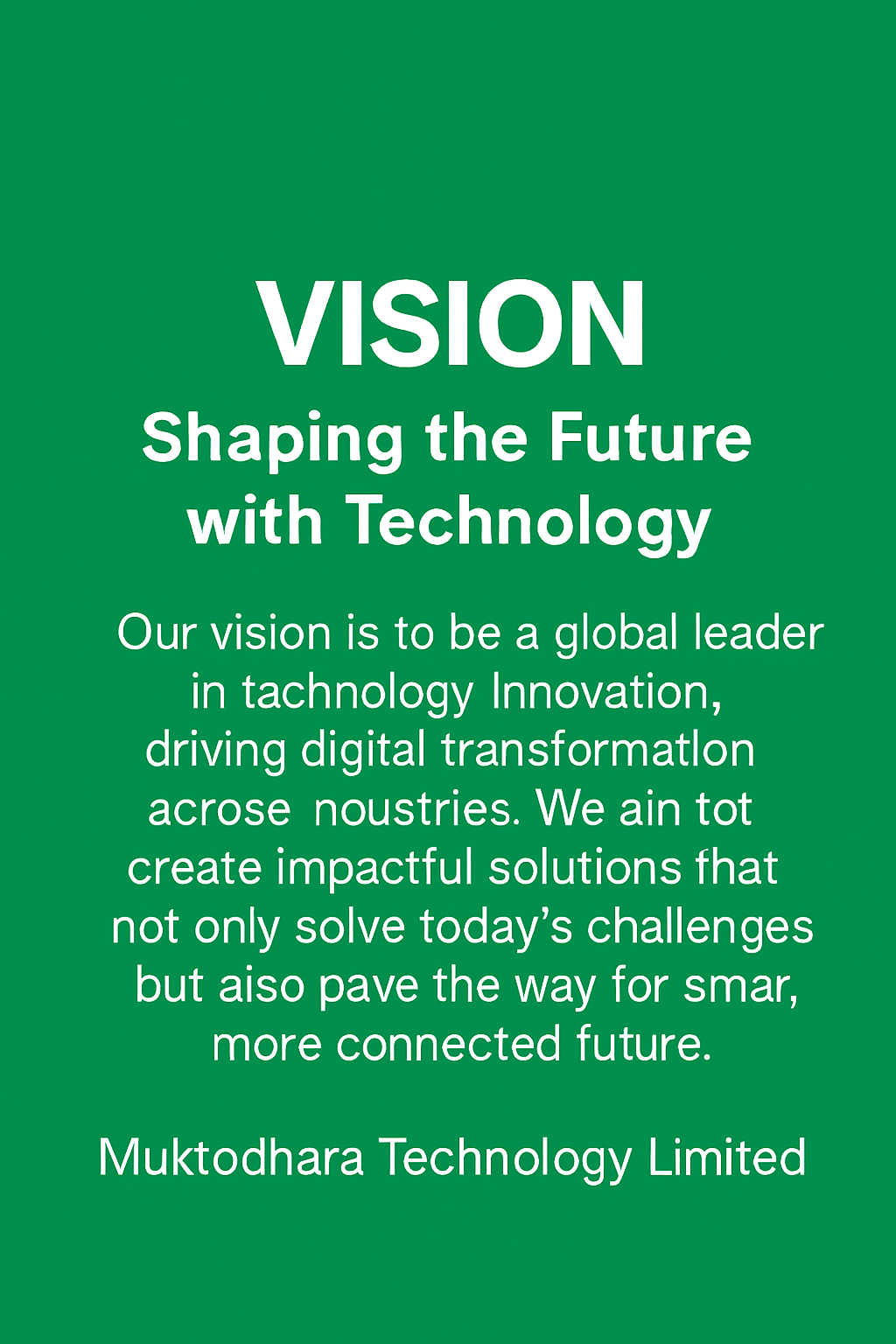 Our Vision